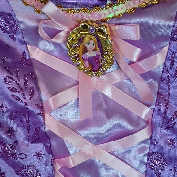 💜Disney Rapunzel Size Small 4-6 Dress Costume - Picture 3 of 7